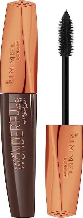 Maskara s arganovim uljem Rimmel WonderFull With Argan Oil Extreme Black Mascara