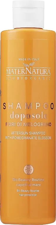 MaterNatura Aftersun Shampoo With Pomegranate Blossom Obnavljajući šampon za suvu i oštećenu kosu od sunca
