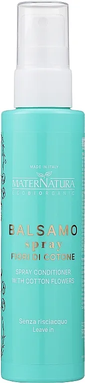 MaterNatura Spray Conditioner With Cotton Flowers Regenerator za kosu u spreju sa cvećem pamuka