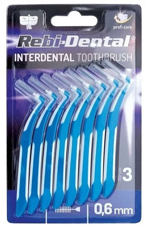 Mattes Rebi-Dental Interdentalne četkice, 0,6 mm, plave