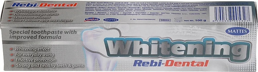 Mattes Rebi-Dental Whitening Toothpaste Pasta za zube sa efektom izbeljivanja
