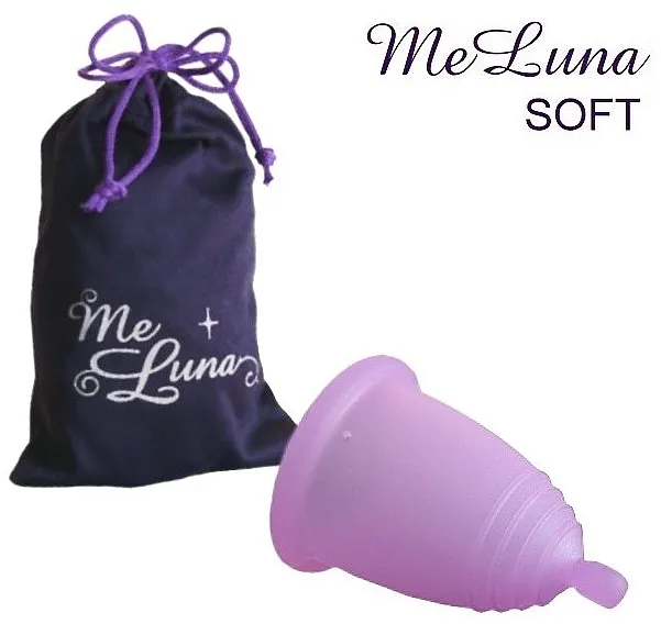 Me Luna Soft Menstrual Cup Ball Menstrualna čašica s kuglicom, veličina S, ružičasta