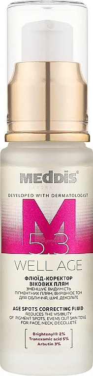 Meddis Well Age Menopause Age Spots Correcting Fluid Fluid za korekciju hiperpigmentacija