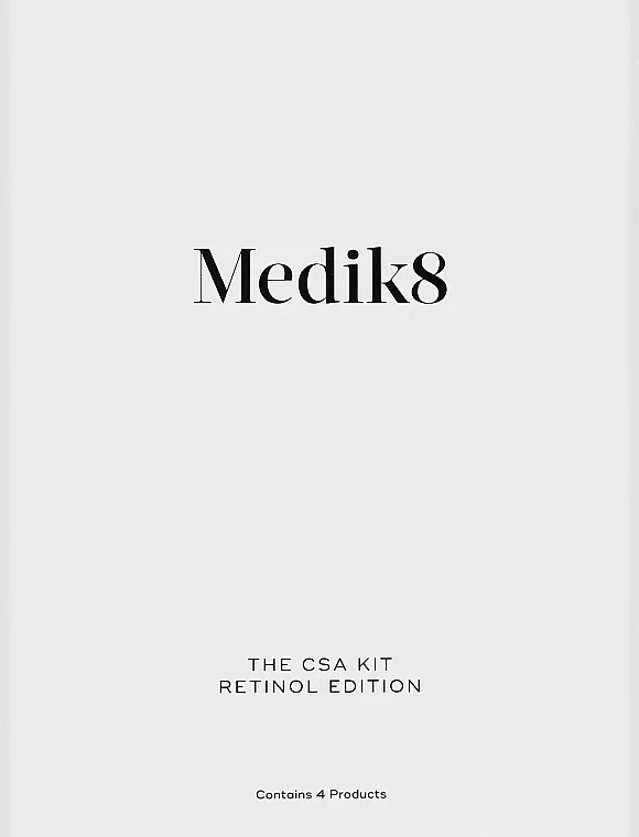 Medik8 The CSA Kit Retinol Edition (cl/gel/40ml + ser/30ml + cr/50ml + ser/15ml) Set