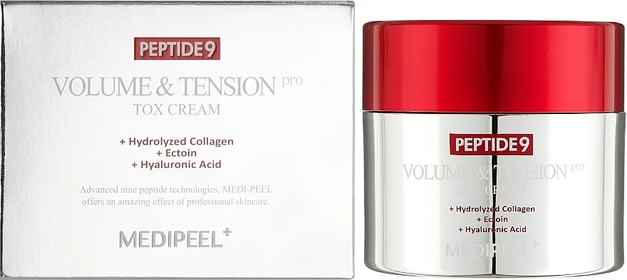 MEDIPEEL Peptide 9 Volume &amp; Tension Tox Cream Pro Peptidna krema sa matriksilom za bore