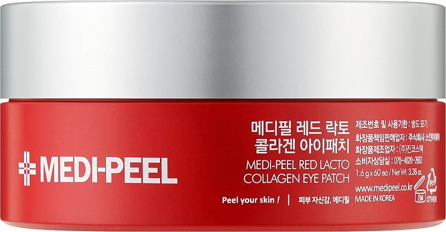 MEDIPEEL Red Lacto Collagen Eye Patch Podmlađujući flasteri za oči sa kolagenom