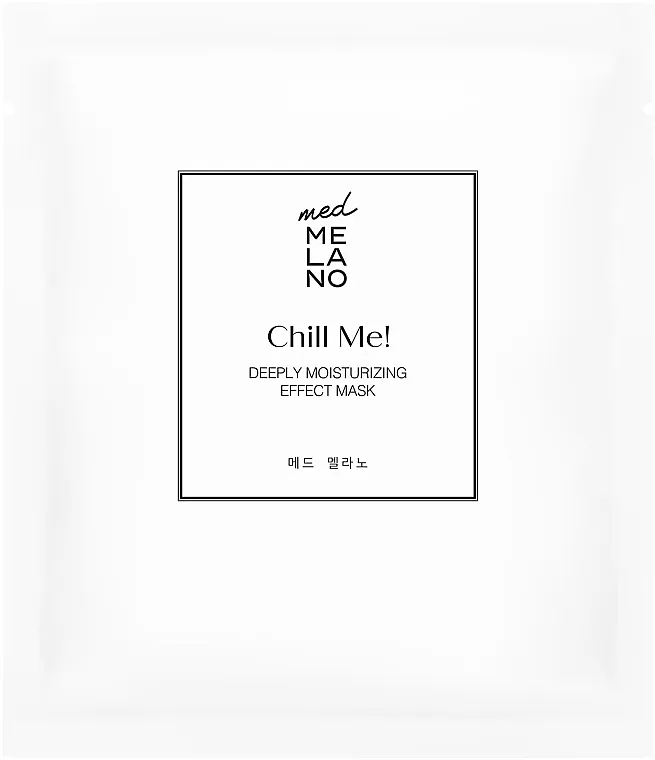 MedMelano Chill Me! Duboko hidratantna maska