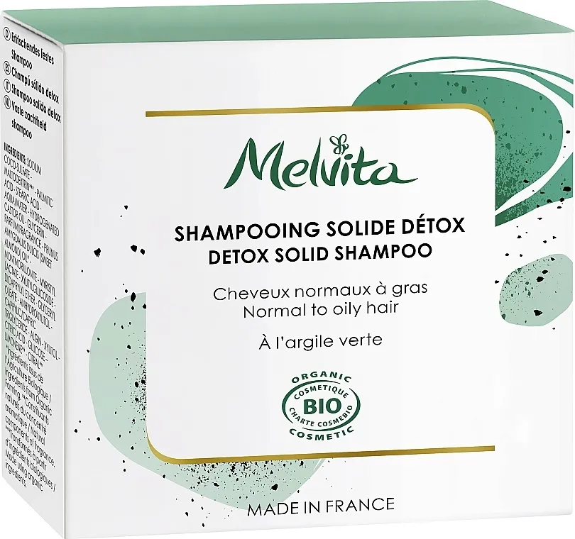 Melvita Detox Solid Shampoo Čvrsti šampon "Detox"
