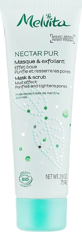 Melvita Nectar Pur Mask &amp; Scrub Mud Effect Maska-piling za lica