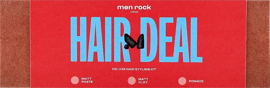 Men Rock Hair Deal (clay/30ml + paste/30ml + pomade/30ml) Set