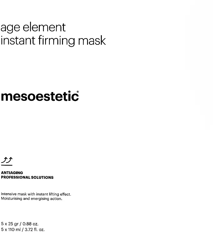 Mesoestetic Age Element Firming (mask gel/5x25g + mask powder/5x110ml) Set