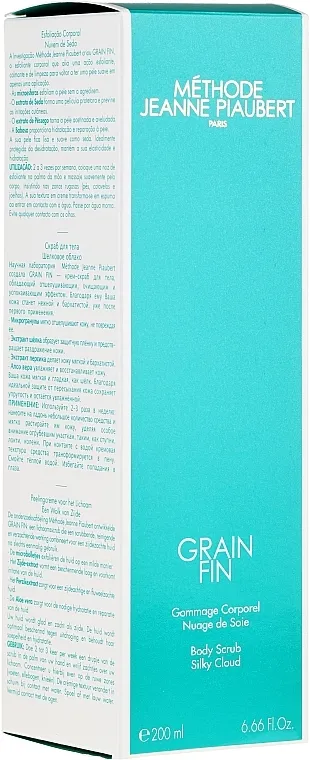 Methode Jeanne Piaubert Grain Fin Body Scrub Silky Cloud Gommage za tijelo