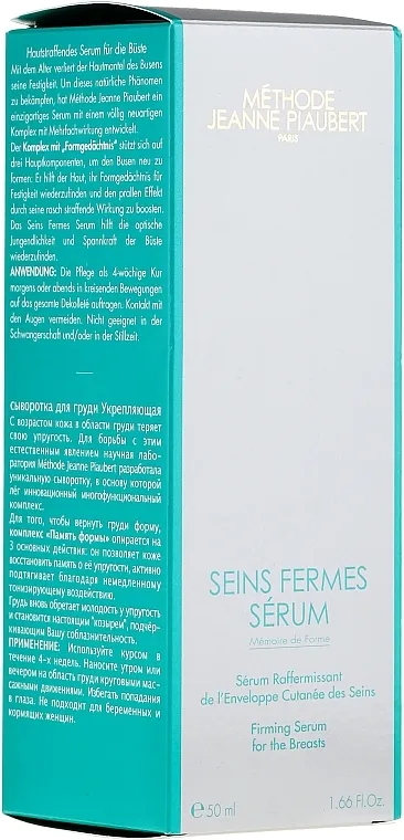 Methode Jeanne Piaubert Soin Corps Seins Fermes Serum Serum za grudi