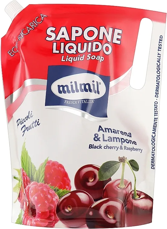 Mil Mil Liquid Soap Black Cherry + Raspberry (refill) Tekući sapun za ruke