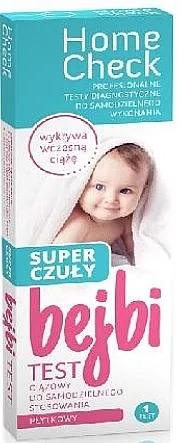 Milapharm Home Check Bejbi Super Sensitive Plate Test za trudnoću, pločasti