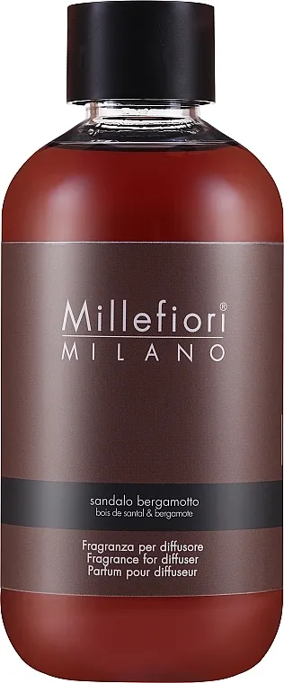 Millefiori Milano Natural Diffuser Sandalo Bergamotto Punjač za aroma difuzor "Sandalovina i bergamot"