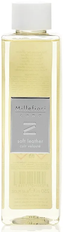 Millefiori Milano Zona Soft Leather Refill (refill) Punilo za aroma difuzor "Mekana koža"
