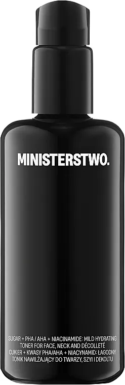 Ministerstwo Dobrego Mydla Sugar Face Toner With PHA/AHA Acids And Niacinamide Tonik za lice sa PHA/AHA kiselinama i niacinamidom