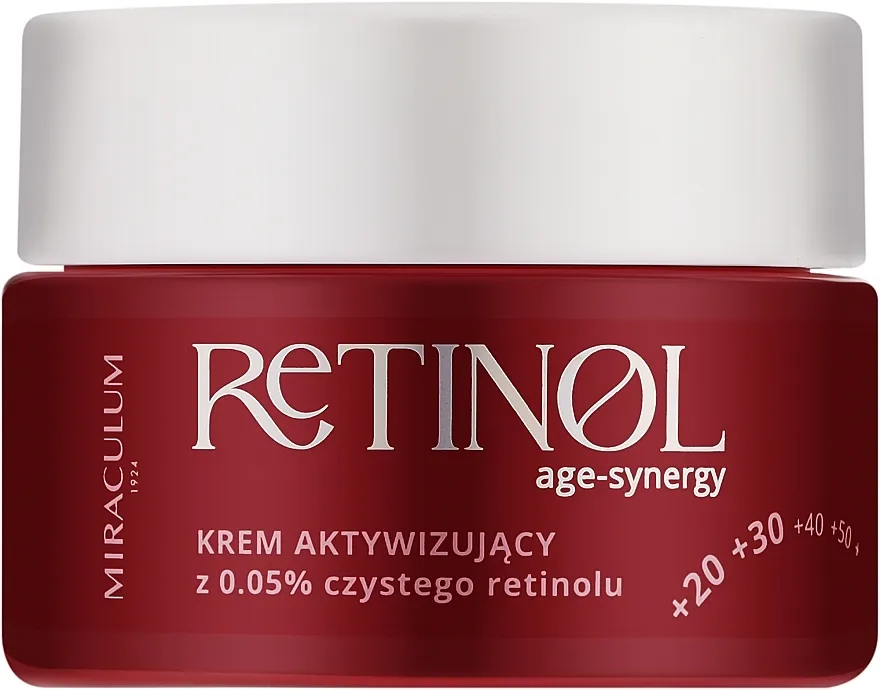 Miraculum Retinol Age-Synergy Activating Cream With 0.05% Pure Retinol Noćna krema sa retinolom 0.05%