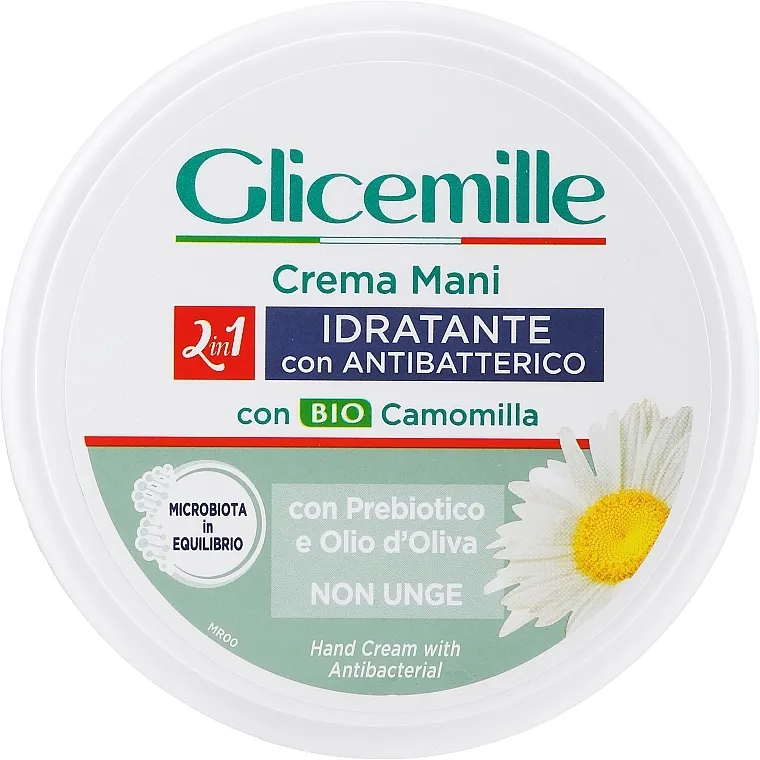 Mirato Glicemille Hand Cream With Antibacterial Hidratantna antibakterijska krema sa ekstraktom kamilice
