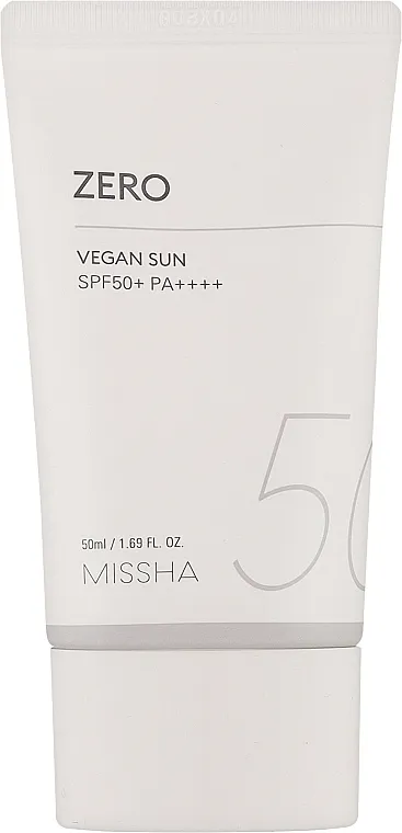 Missha All Around Safe Block Zero Vegan Sun SPF50+ PA++++ Krem za sunčanje za lice