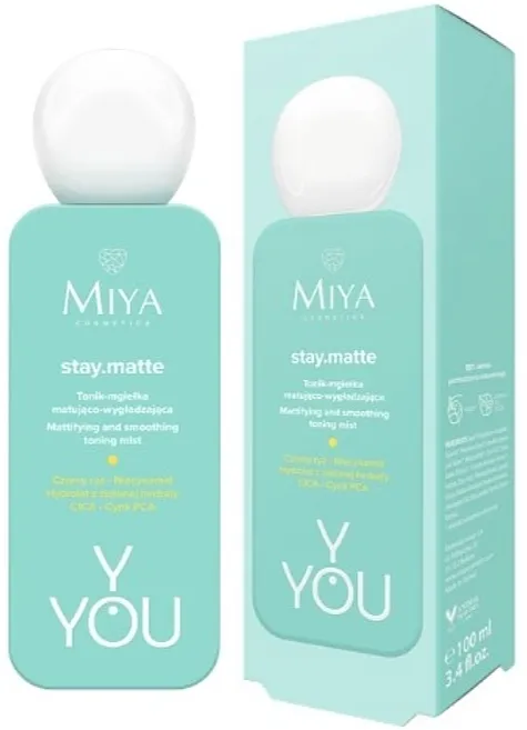 Miya Cosmetics Y.You stay.matte Matirajući tonik-mist za lice