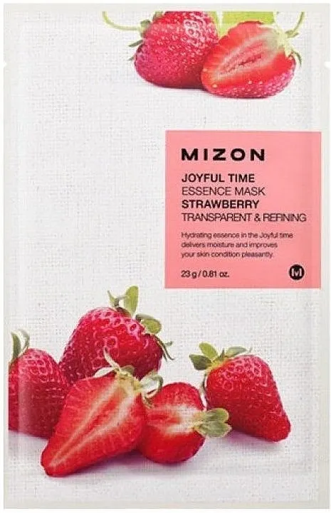 Mizon Joyful Time Essence Mask Strawberry Sheet maska ​​s ekstraktom jagode