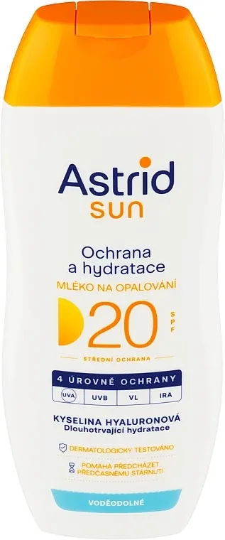 Mleko za sunčanje Astrid Sun SPF 20 Sunscreen Lotion