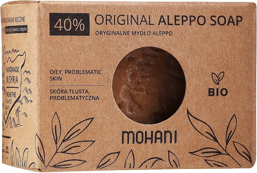 Mohani Original Aleppo Soap 40% Aleppo sapun s uljem lovora 40%