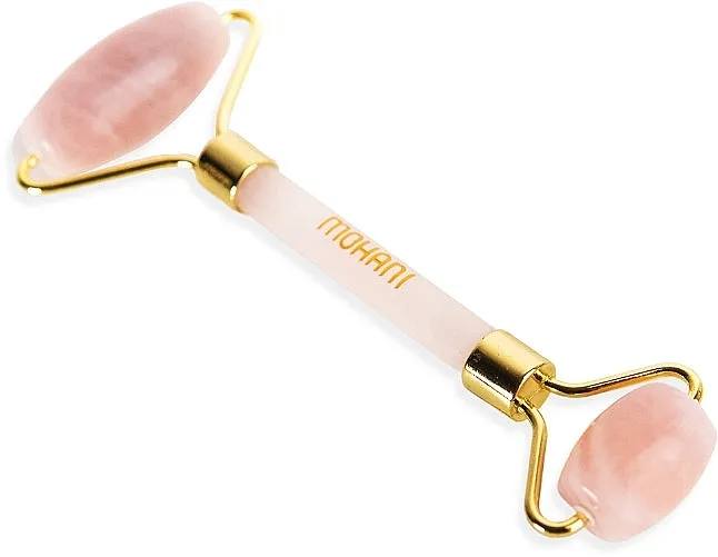Mohani Roller Massage Rose Quartz Valjak za masažu lica, rozenkvarc