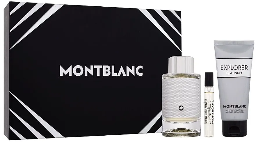 Montblanc Explorer Platinum Set (edp/100ml + edp/mini/7.5ml + gel za tuširanje/100ml)