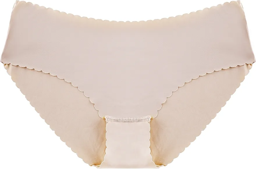 Moraj Ženski bikini midi gaćice, laserski rez, bež