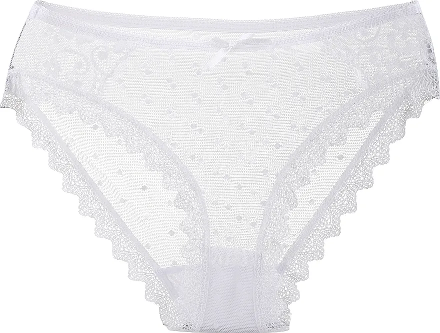 Moraj Čipkaste bikini gaćice, bele