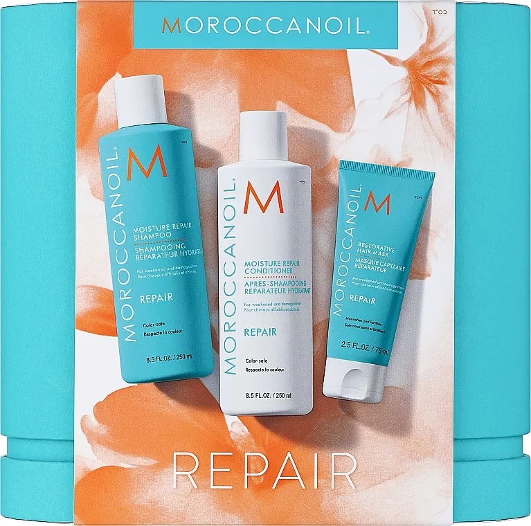 Moroccanoil Repair Spring Set (shmp/250ml + cond/250ml + mask/75ml) Set za obnovu kose