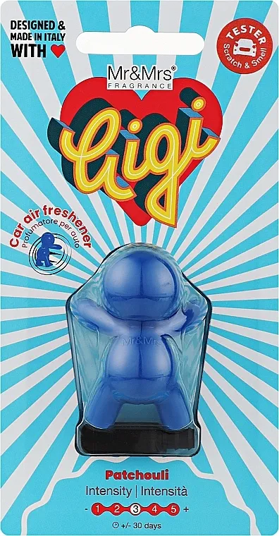Mr&amp;Mrs Gigi Car Freshener Blue Patchouli Hackett London Bespoke