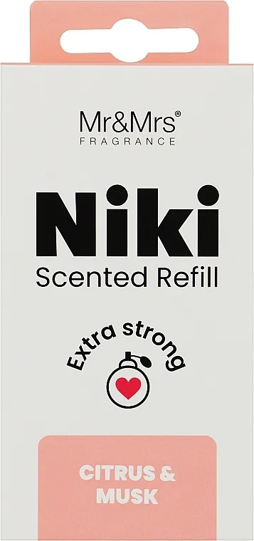 Mr&amp;Mrs Niki Citrus &amp; Musk Refill Dopuna za aromatizator
