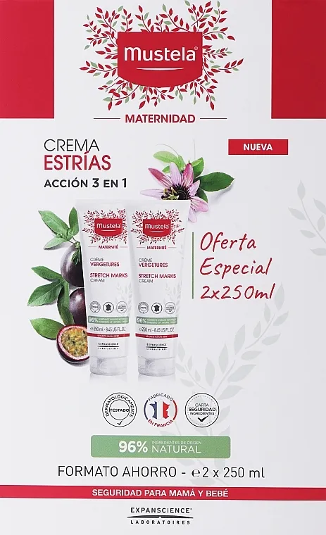 Mustela Maternidad Stretch Marks Prevention Cream (cr/2x250ml) Set