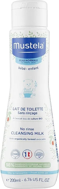 Mustela No Rinse Cleansing Milk Mlijeko za čišćenje normalne kože