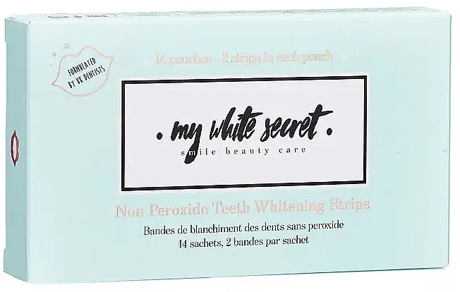 My White Secret Non Peroxide Teeth Whitening Strips Trake za izbjeljivanje