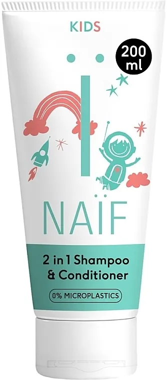 Naif Kids 2in1 Shampoo &amp; Conditioner Šampon-regenerator 2u1 koji olakšava raščešljavanje