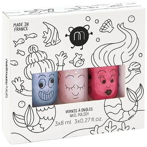 Nailmatic Mermaid B (nail/polish/3x8ml) Set