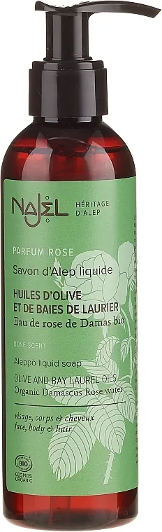 Najel Aleppo Soap With Damask Rose Tekući sapun