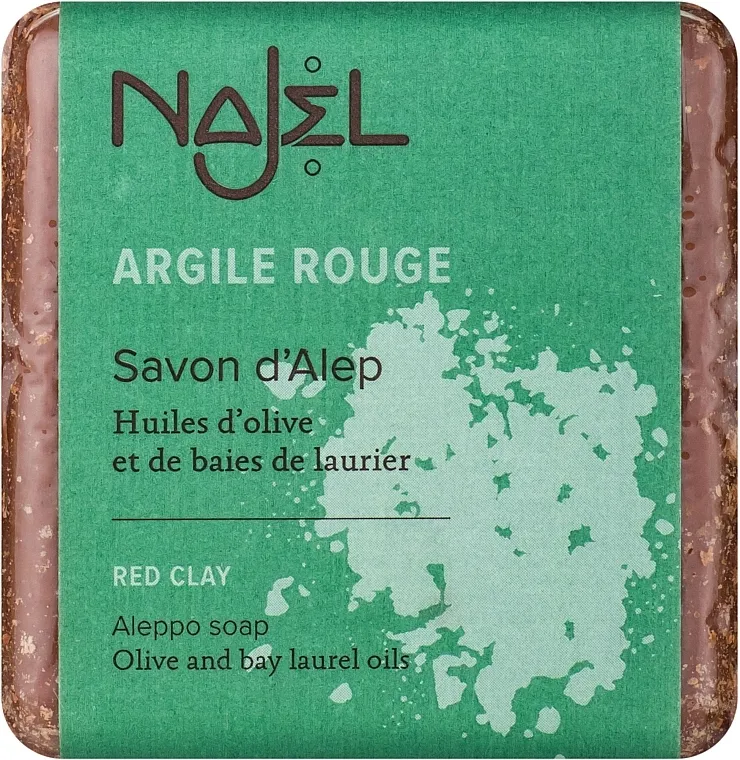 Najel Aleppo Soap with Red Clay Alepski sapun "Crvena glina"