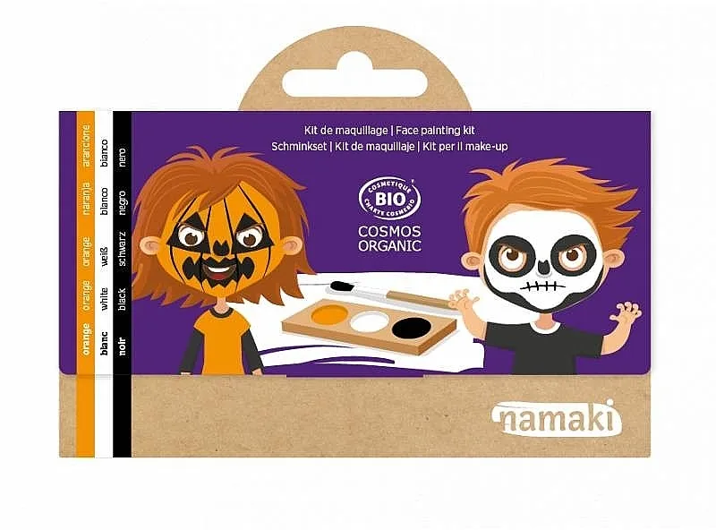 Namaki Pumpkin &amp; Skeleton (f/paint/palette/3x2.5g + brush/1 pc + instructional/brochure) Set