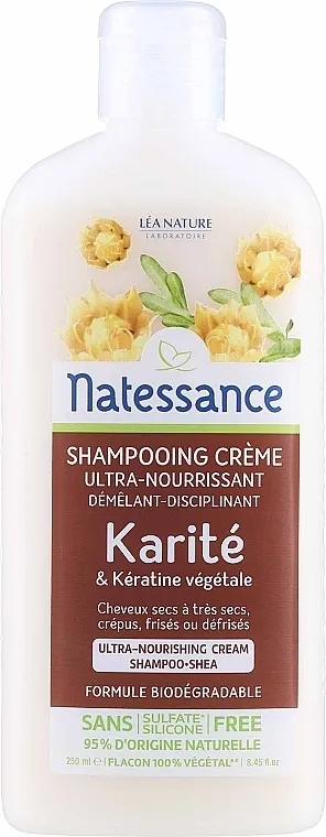 Natessance Ultra-Rich Shampoo Shea And Botanical Keratin Šampon za kosu sa shea puterom i biljnim keratinom