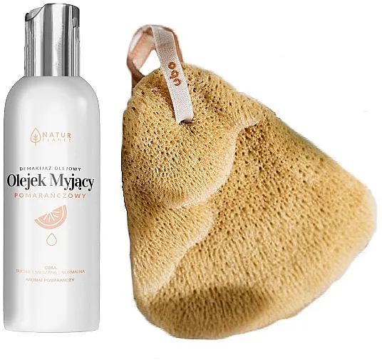 Natur Planet (f/oil/150ml + sponge/1pc) Set "Pomorandža"