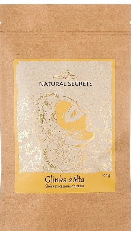 Natural Secrets Yellow Clay Žuta glina