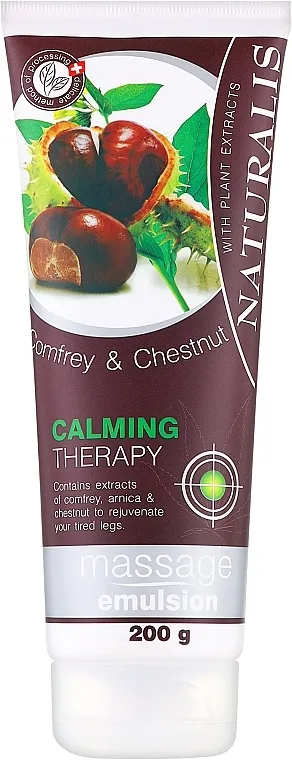 Naturalis Comfrey &amp; Chestnut Massage Emulsion Emulzija za masažu