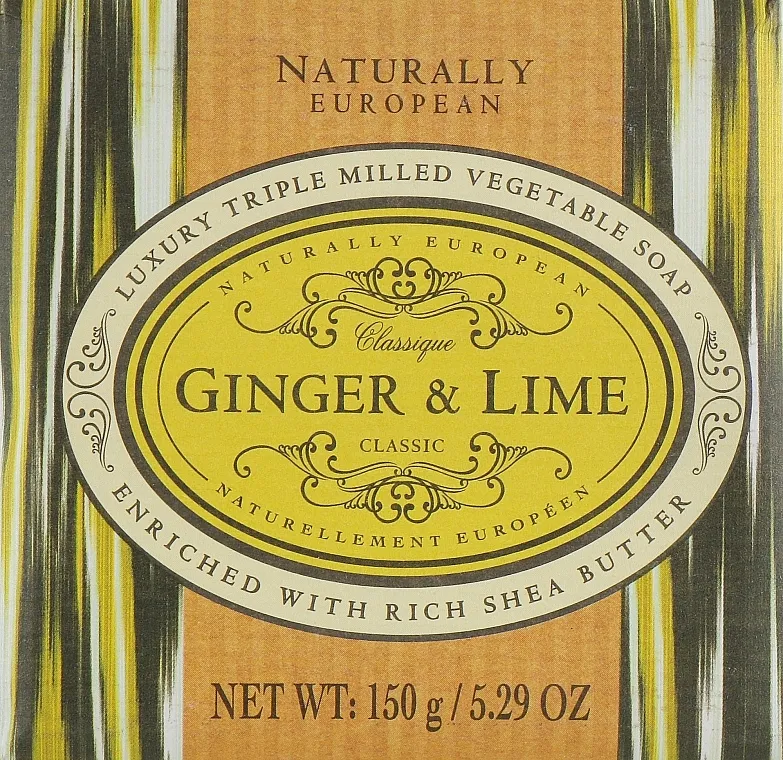 Naturally European Ginger &amp; Lime Soap Sapunj đumbir i limeta