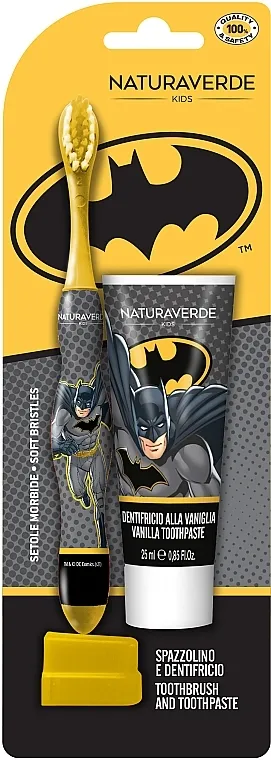 Naturaverde Kids Batman Oral Care Set (toothpaste/25ml + toothbrush)